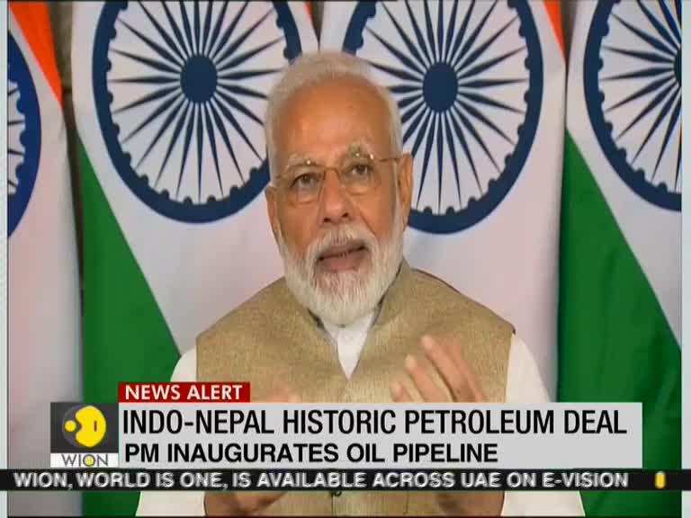 Indo-Nepal historic petroleum deal, PM inaugurates cross-border oil pipeline
