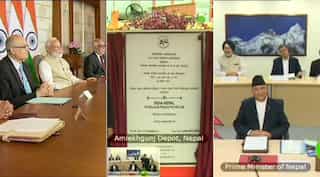 PM Modi and Nepalese counterpart KP Oli jointly inaugurate South Asia's first cross border pipeline