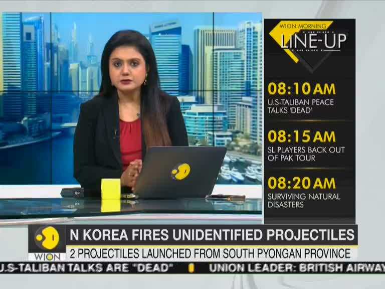 North Korea fires unidentified projectiles