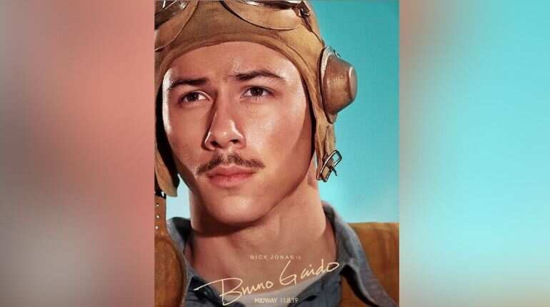 Nick Jonas unveils his look as 'Bruno P Gaido' from 'Midway'