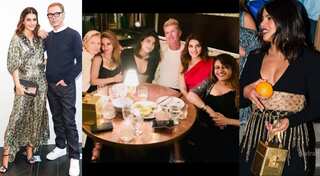 Priyanka Chopra, Kriti Sanon hang out for dinner in New York post fashion week; see pics