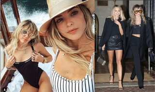 Kaitlynn Carter wears 'M' ring on date with Miley Cyrus