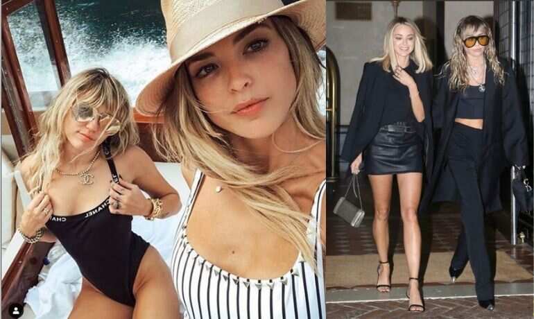 Kaitlynn Carter wears 'M' ring on date with Miley Cyrus