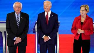 Joe Biden comes out fighting in Democratic White House debate