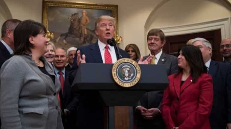 Donald Trump repeals Obama-era waterway protections