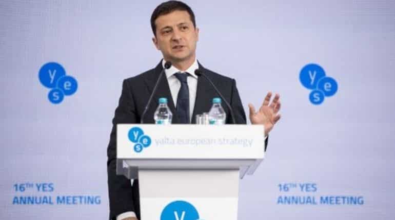 Russia sanctions must remain in place: Ukraine president Volodymyr Zelensky