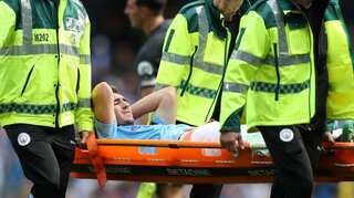Injured Manchester City defender Aymeric Laporte out for up to six months
