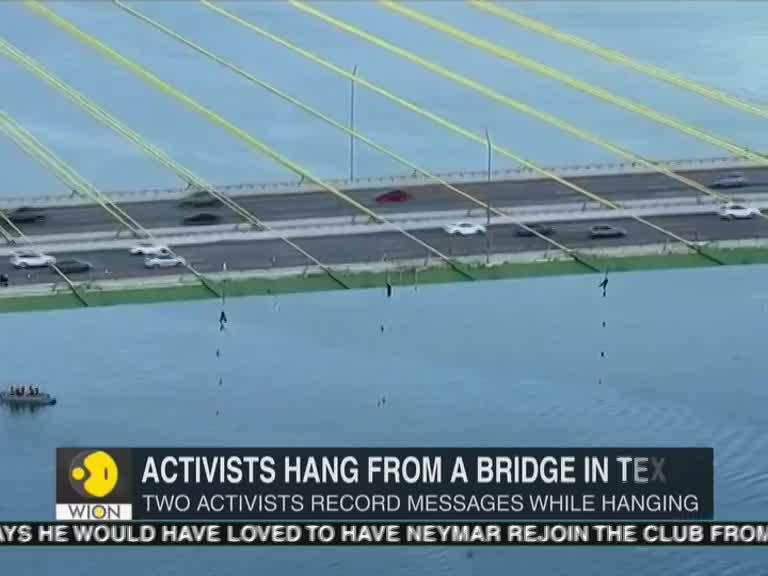 Greenpeace activists protests the use of fossil fuels