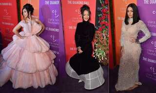 Hollywood A-listers walk out to support Rihanna's charity event