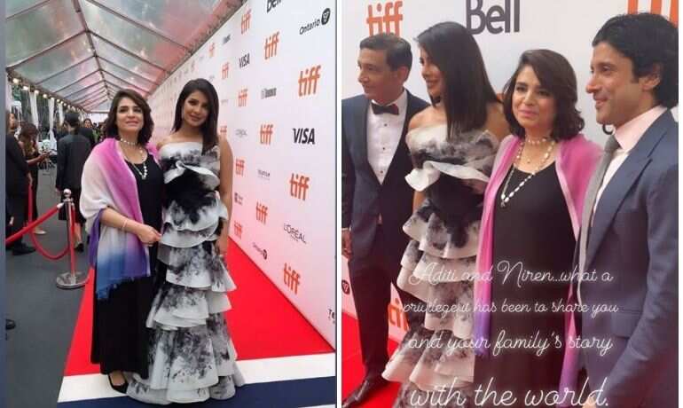 'The Sky is Pink' stars honor real-life family's loss at TIFF red carpet