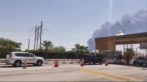 Yemeni rebel drones spark fires at two Saudi Aramco oil facilities