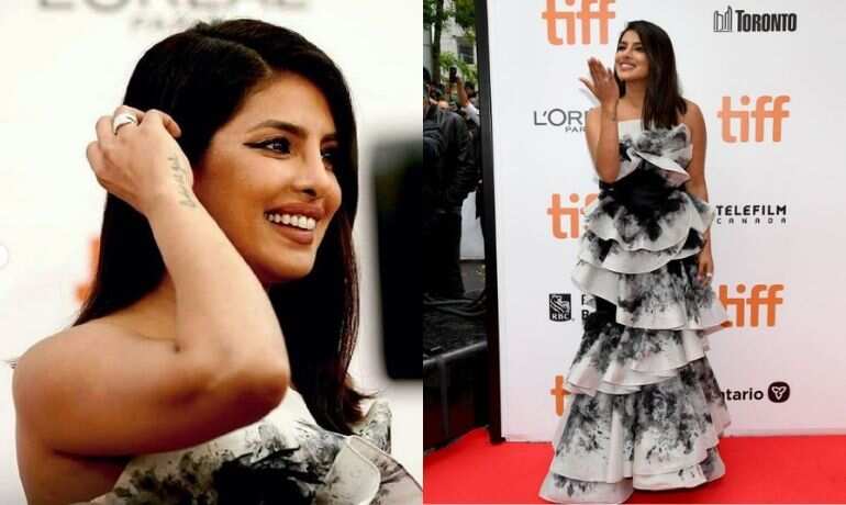 'Desi girl' Priyanka Chopra slayed with her red carpet look at Toronto Film Festival 'Desi girl' Priyanka Chopra slayed with her red carpet look at Toronto Film Festival