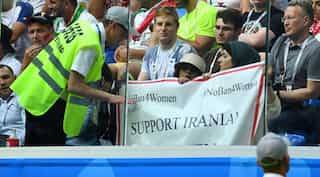 'Blue girl' football fan admitted 'mistake' and expressed 'regret': Iran