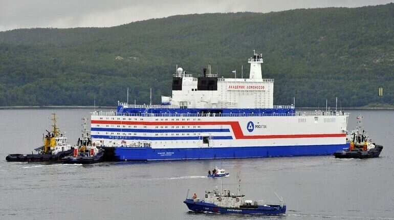 Russia's world-first floating nuclear plant arrives in port
