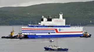 Russia's world-first floating nuclear plant arrives in port