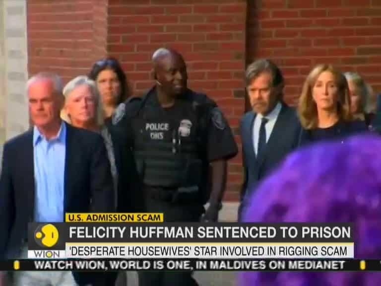 Felicity Huffman sentenced to 14 days in jail