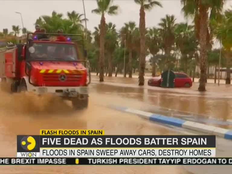 Spain: Five dead as heavy floods hit several areas, Rescue operation underway