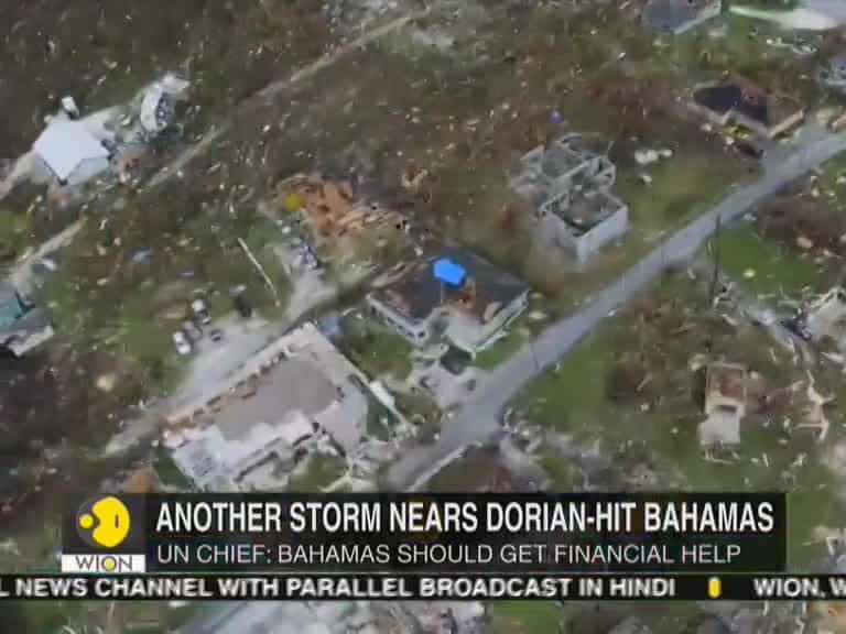 New storm threatens Hurricane Dorian relief efforts