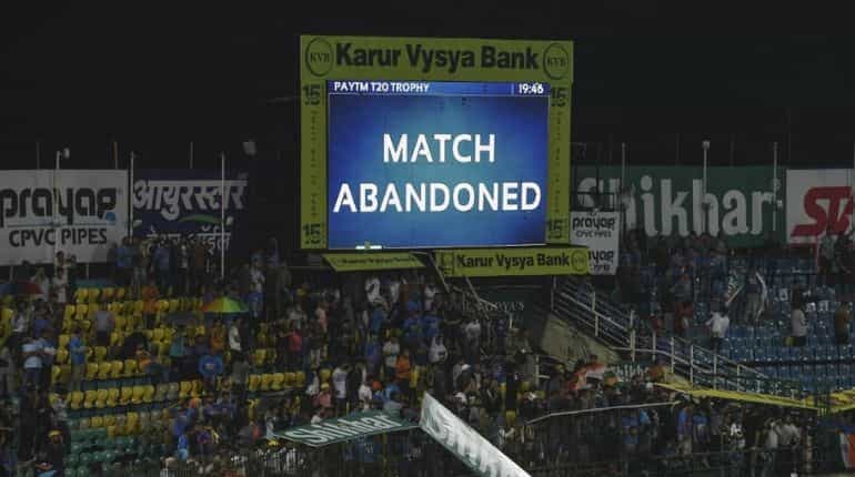 Rain washes out first India-South Africa T20 Rain washes out first India-South Africa T20