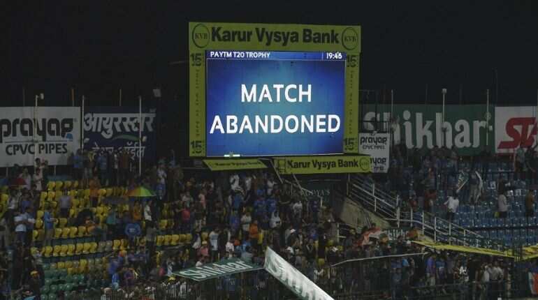Rain washes out first India-South Africa T20