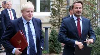 UK PM Boris Johnson snubs news conference with Luxembourg counterpart