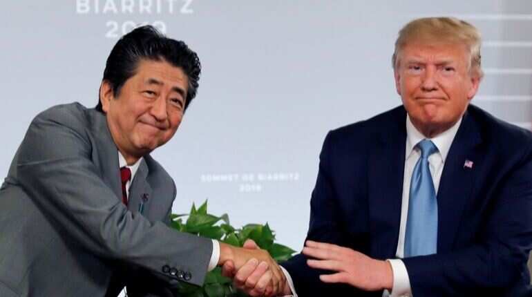 Trump says the US reaches trade deals with Japan, no word on cars