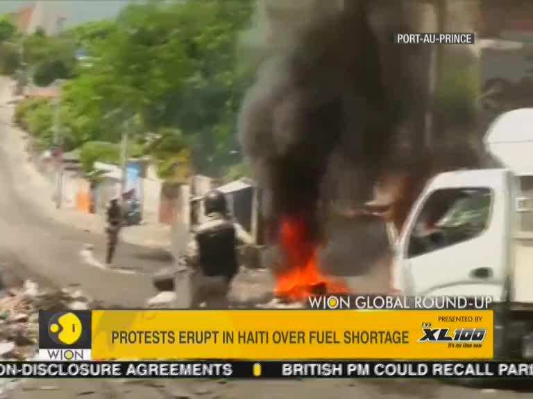 Protests erupt in Haiti over fuel shortage