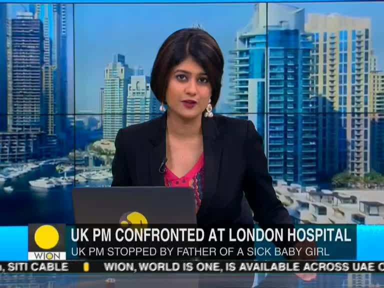 Boris Johnson confronted at a hospital by parent of sick child