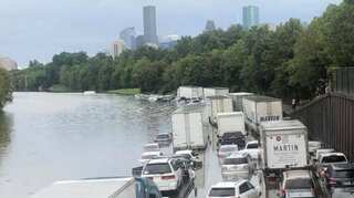 Torrential Imelda rains kill two, flood homes