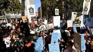 In tech 'awakening,' US workers at Google, Amazon join climate protests