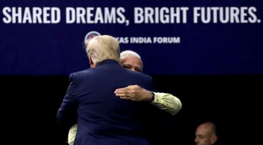 USA loves India, tweets Trump after 'Howdy, Modi' event in Houston USA loves India, tweets Trump after 'Howdy, Modi' event in Houston