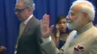 PM Modi arrives at UN headquarters to address climate change summit