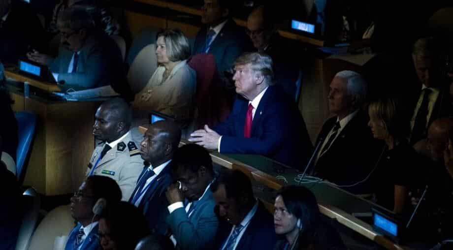 President Trump makes unexpected appearance at United Nations climate summit President Trump makes unexpected appearance at United Nations climate summit
