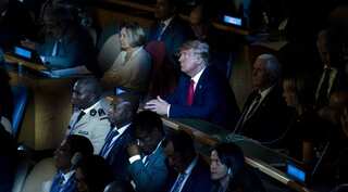 President Trump makes unexpected appearance at United Nations climate summit