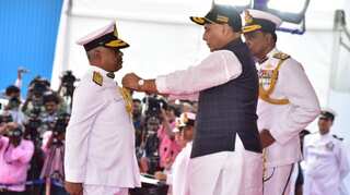 Chennai: Coast Guard personnel awarded gallantry, meritorious service medals by Rajnath Singh