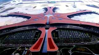 Beijing futuristic airport opens ahead of China's 70th anniversary