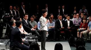 Hong Kong protesters trap Carrie Lam for hours in stadium after 'open dialogue'