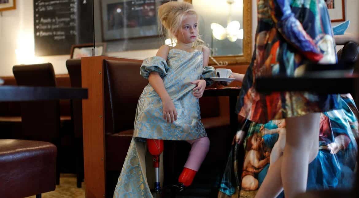 Daisy May's catwalk confidence