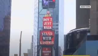 Pak endorses billboards on Kashmir at New York's Times Square