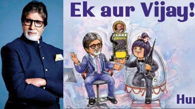 Amul pays creative tribute to Amitabh Bachchan for bagging Dadasaheb Phalke Award Amul pays creative tribute to Amitabh Bachchan for bagging Dadasaheb Phalke Award