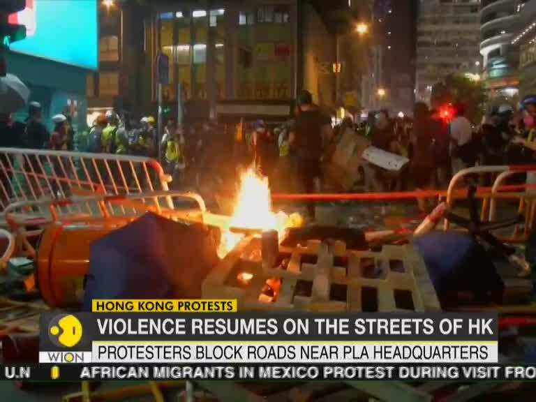 Hong Kong Protests: Violence resumes on the street of Hong Kong