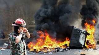 Protests in Lebanese capital over deteriorating economy