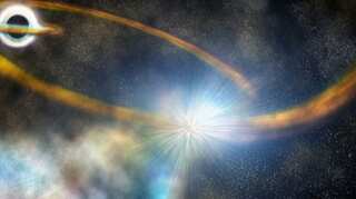 Caught in the act: A black hole rips apart a star