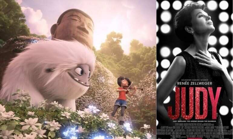 'Abominable' climbs to no 1 spot at the US box office with $20.8 million, 'Judy' hits high note
