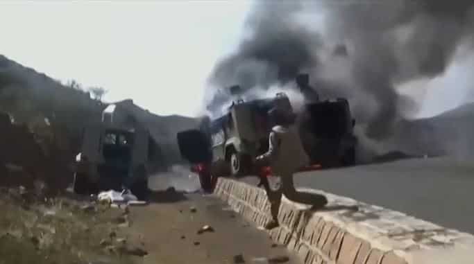 Houthis release footage said to show border attack and Saudi forces surrendering