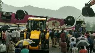 At least 21 dead after bus overturns in Gujarat's Banaskantha district