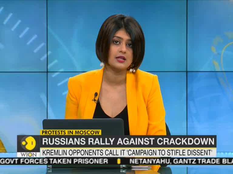 Thousands rally in Moscow to demand release of jailed protesters