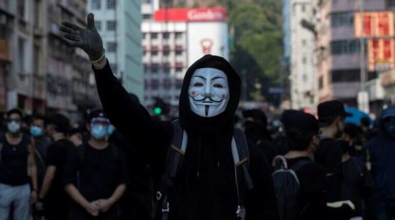Hong Kong cabinet member floats internet curbs to contain unrest