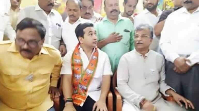 Congress' Nitesh Rane joins Bharatiya Janata Party ahead of Maharashtra polls