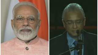 Prime Minister Narendra Modi inaugurates two landmark projects in Mauritius via video conference